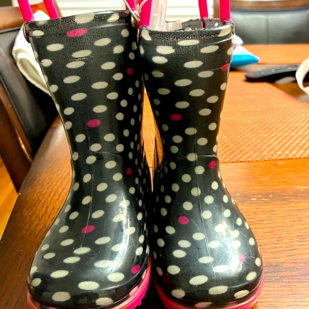 Rubber rain boots — baby girl